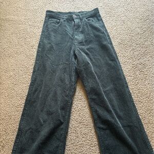 Niko And … Japan Corduroy Pants High Waist Wide Leg Size 2 Streetwear